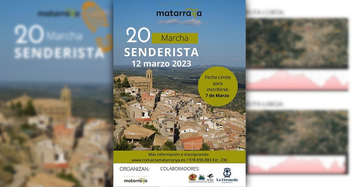 20a Marxa senderista Comarca del Matarranya