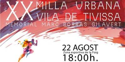 20a milla urbana vila de Tivissa. Memorial Marc Borrs Gilabert