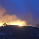 L’incendi de Tivenys queda estabilitzat amb 107 hectrees cremades