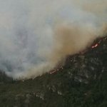 L’incendi de Tivenys queda estabilitzat amb 107 hectrees cremades