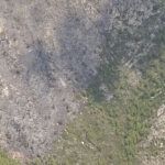 Extinguido el incendio de Tivenys, en la sierra de Card-Boix