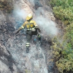 Extinguido el incendio de Tivenys, en la sierra de Card-Boix