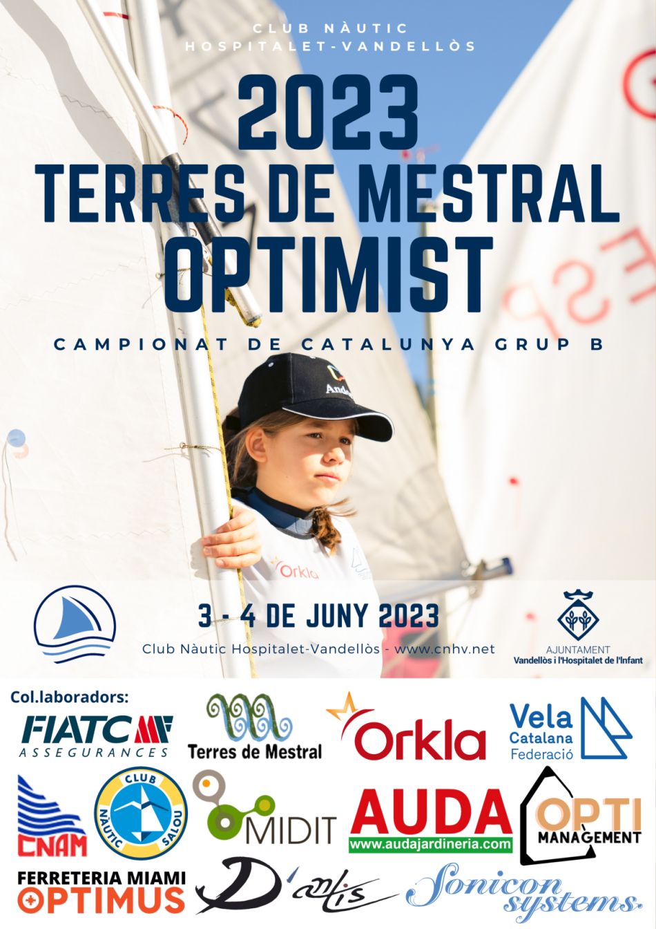 2023 Terres de Mestral Optimist Campionat de Catalunya Grup B