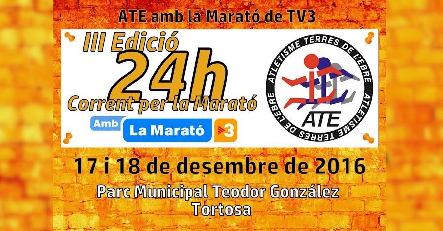 24 horas corriendo para la Marat de TV3