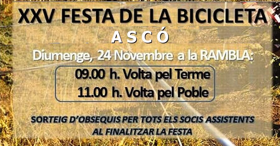 25a Festa de la Bicicleta d’Asc