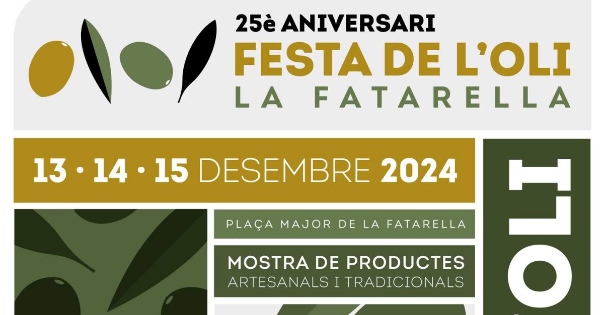 25a Festa de lOli de la Fatarella i Mostra de productes artesanals i tradicionals