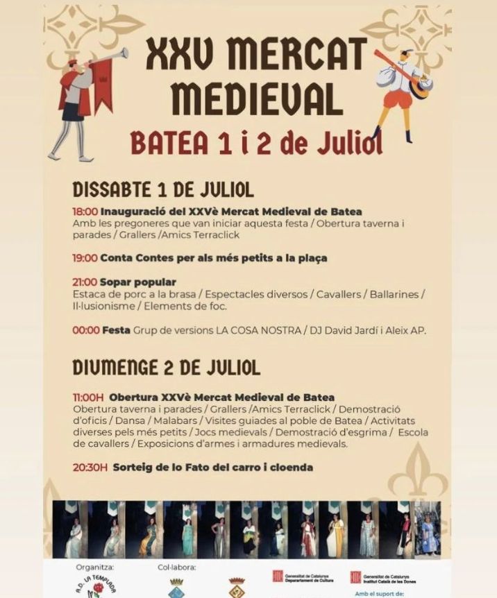 XXV Mercat Medieval de Batea