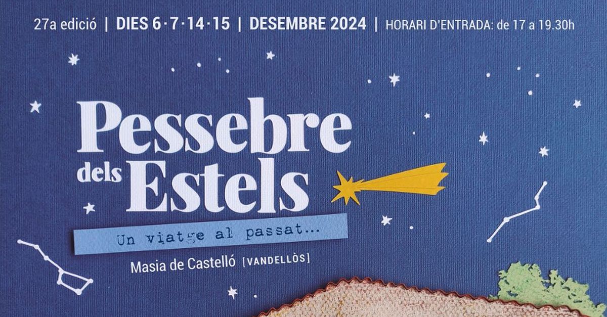 Novetats en la 27a edici del Pessebre dels Estels de la Masia de Castell