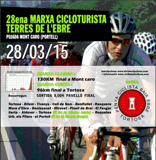 28a marxa cicloturista Terres de lEbre