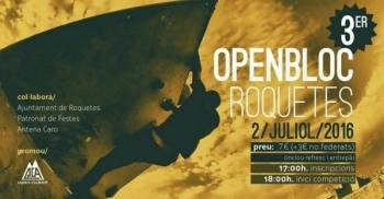 3r Openbloc Roquetes (escalada)