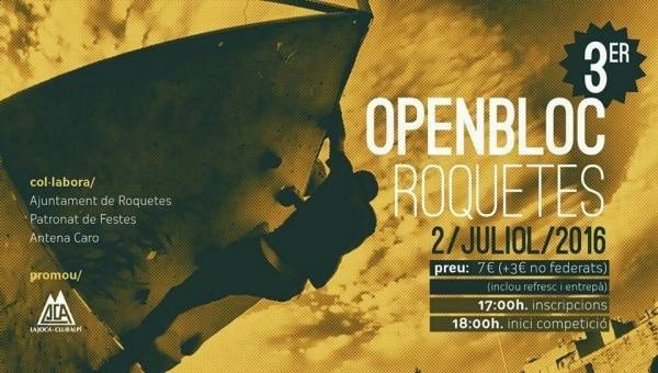 3r Openbloc Roquetes (escalada)