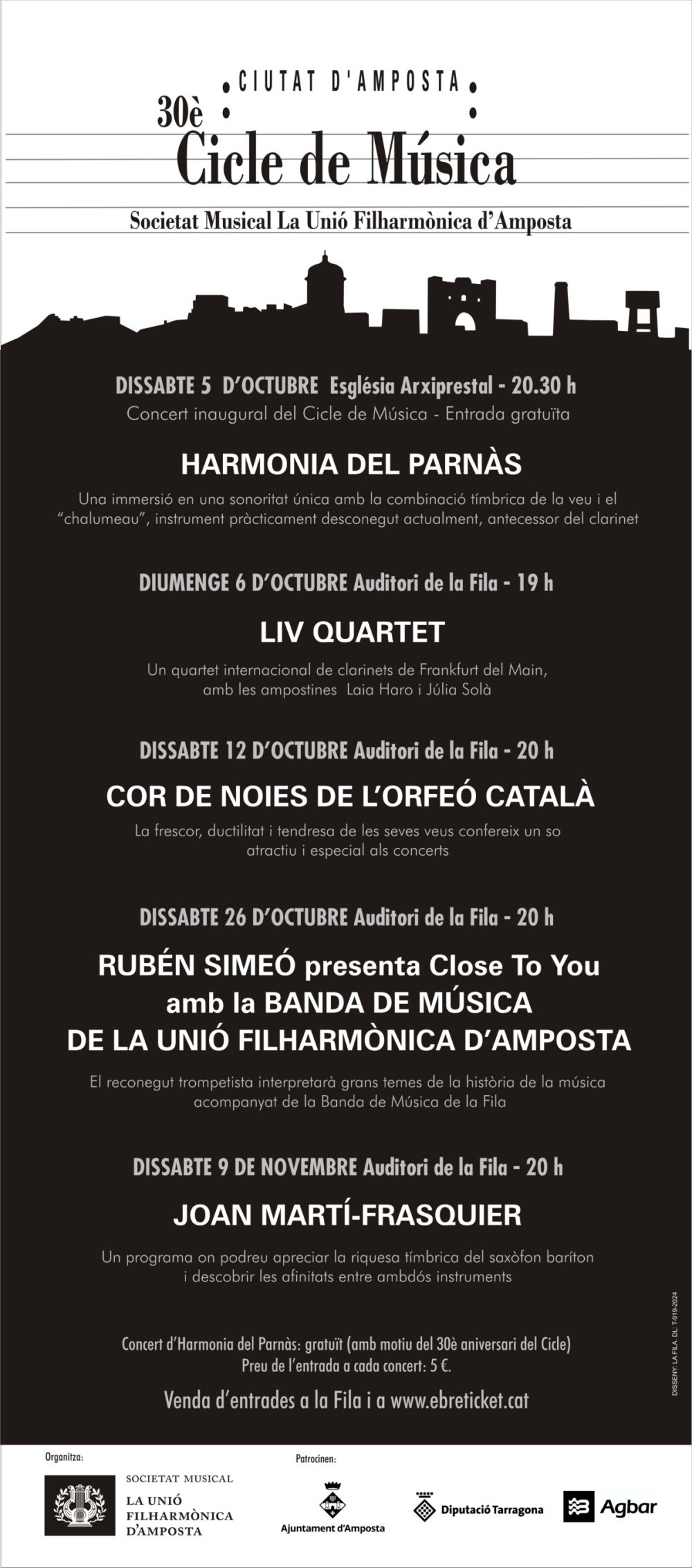 30 Cicle de Msica Ciutat dAmposta - Concert inaugural