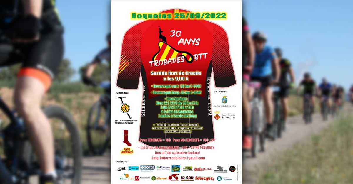 30a Trobada Btt Ciutat de Roquetes 