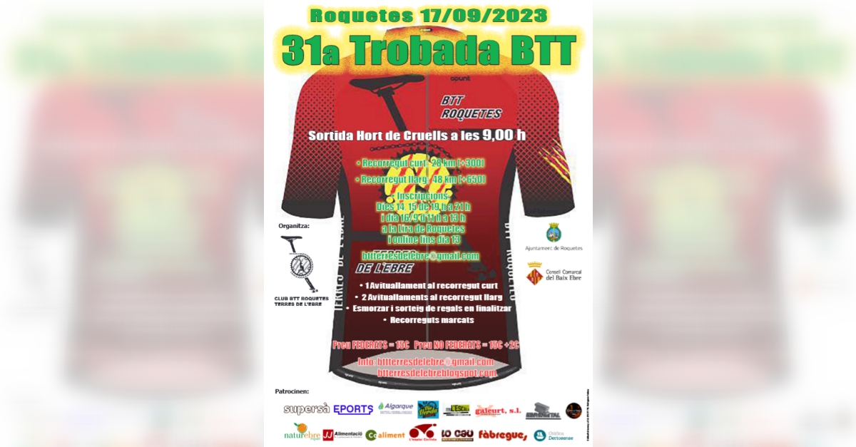 31a Trobada BTT Roquetes