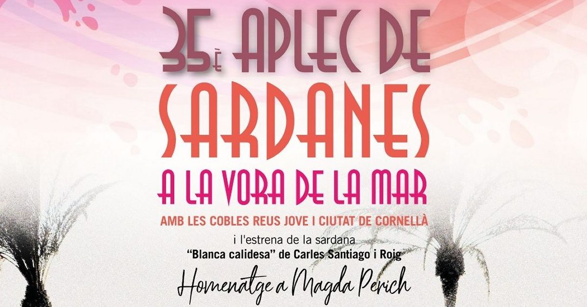 35 Aplec de Sardanas al lado del mar de Hospitalet de lInfant