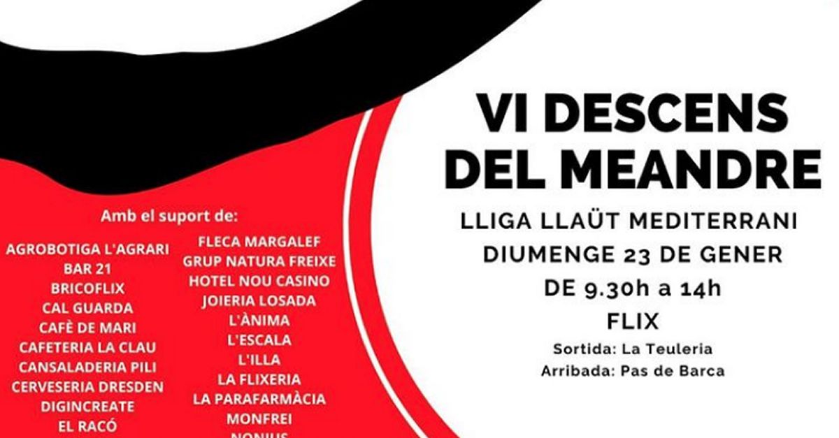 VI Descens del Meandre Lliga Llat mediterrani