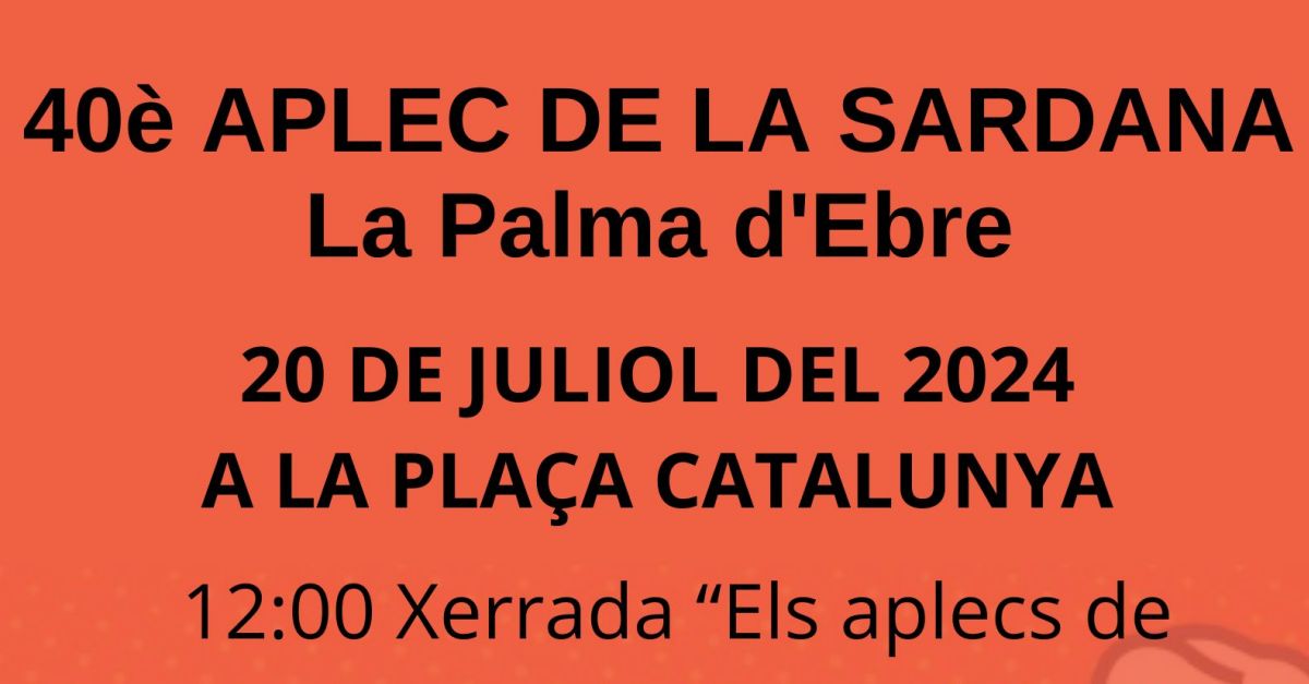 40 Aplec de la Sardana la Palma dEbre