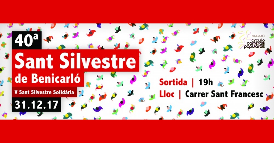 40a Sant Silvestre de Benicarl. V Sant Silvestre Solidria