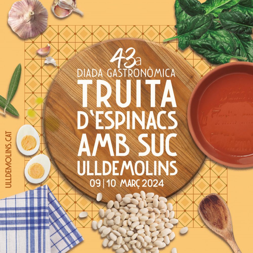 43a Diada gastronmica Truita despinacs amb suc dUlldemolins