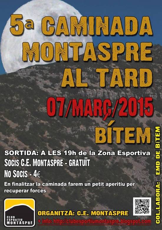 5a Caminada Montaspre al tard