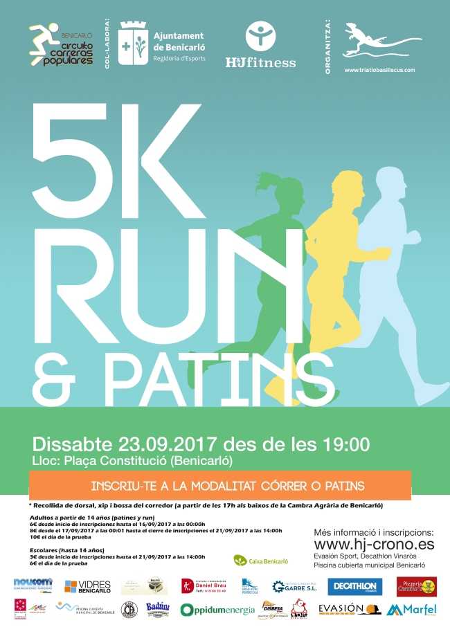 5K Run & Patins Benicarl