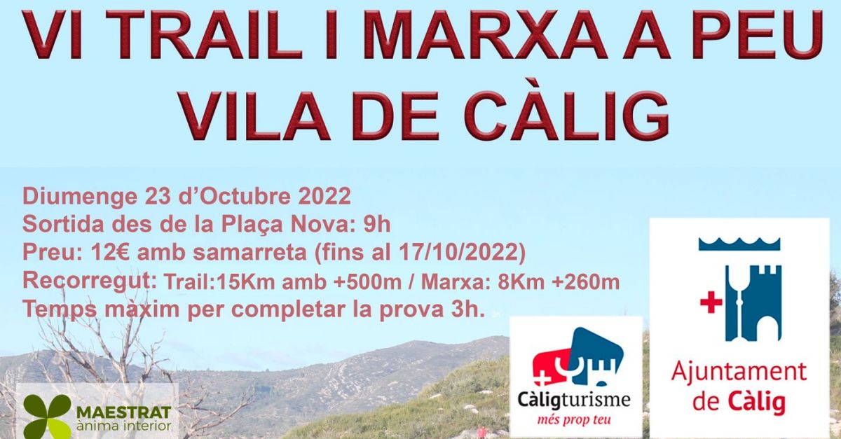 VI Trail i marxa a peu Vila de Clig