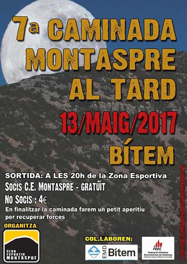 7a Caminada Montaspre al tard