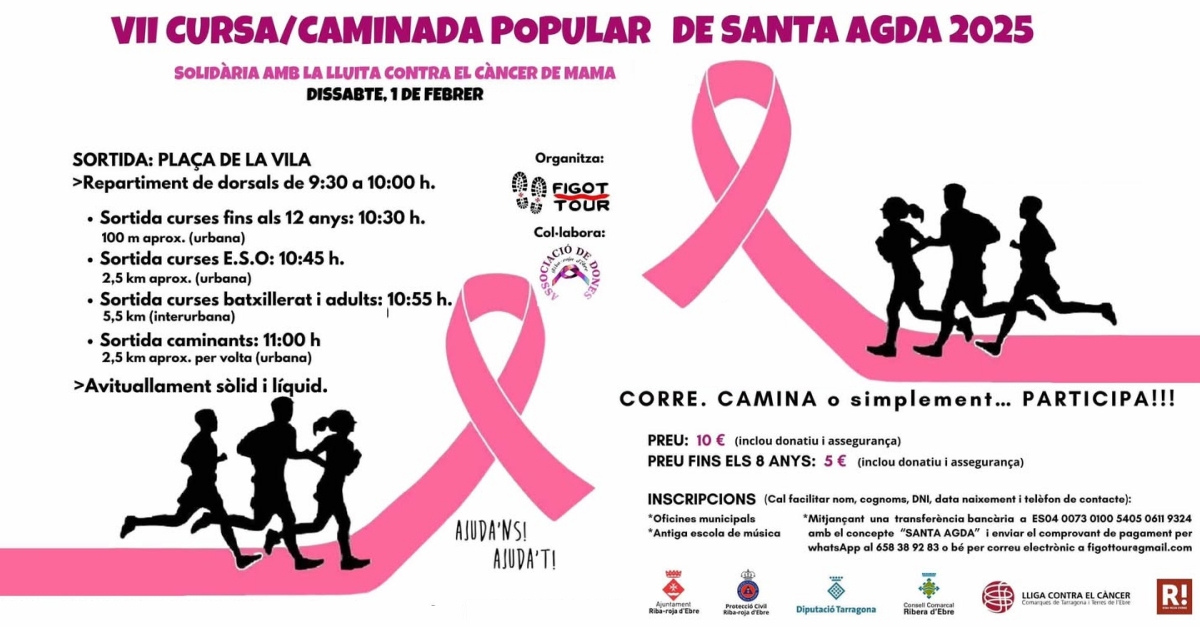 VII cursa/caminada poppular de Santa Agda