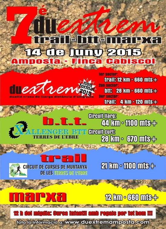 7a Duextrem Amposta - marxa de muntanya