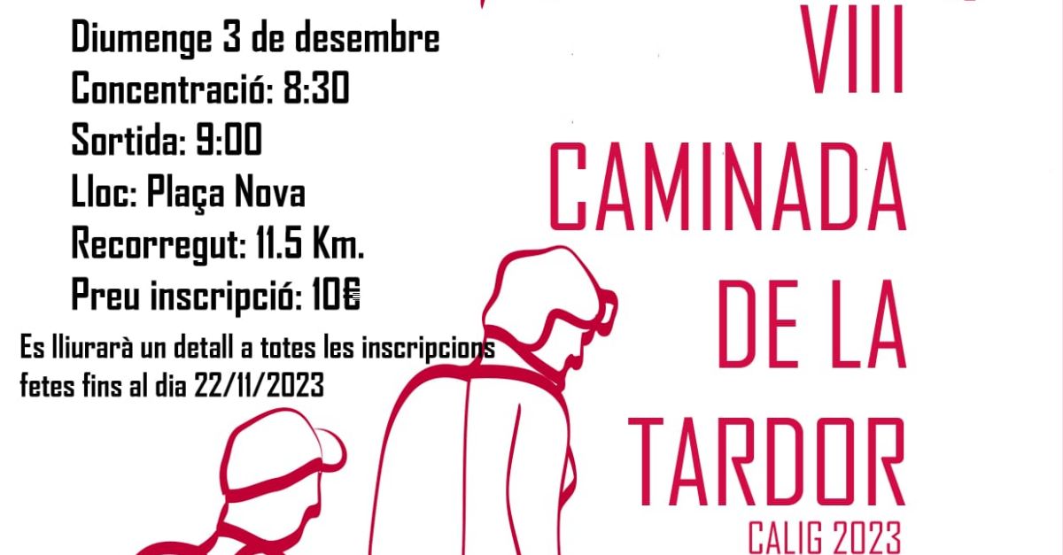 VIII Caminada de la tardor a Clig