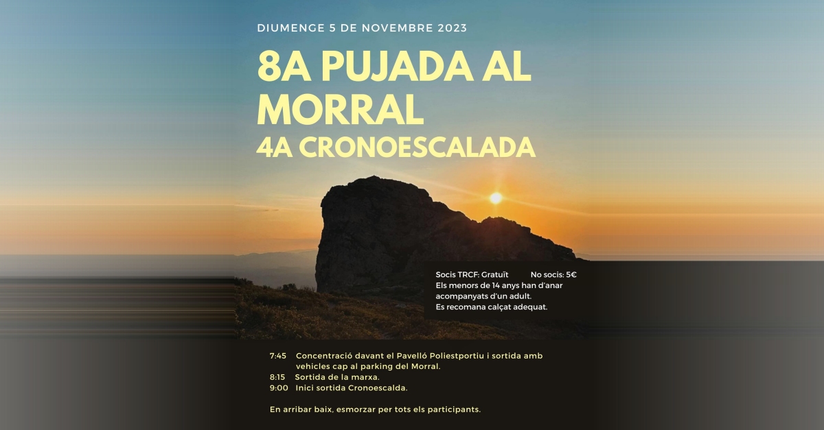 8a Pujada al Morral i 4a cronoescalada