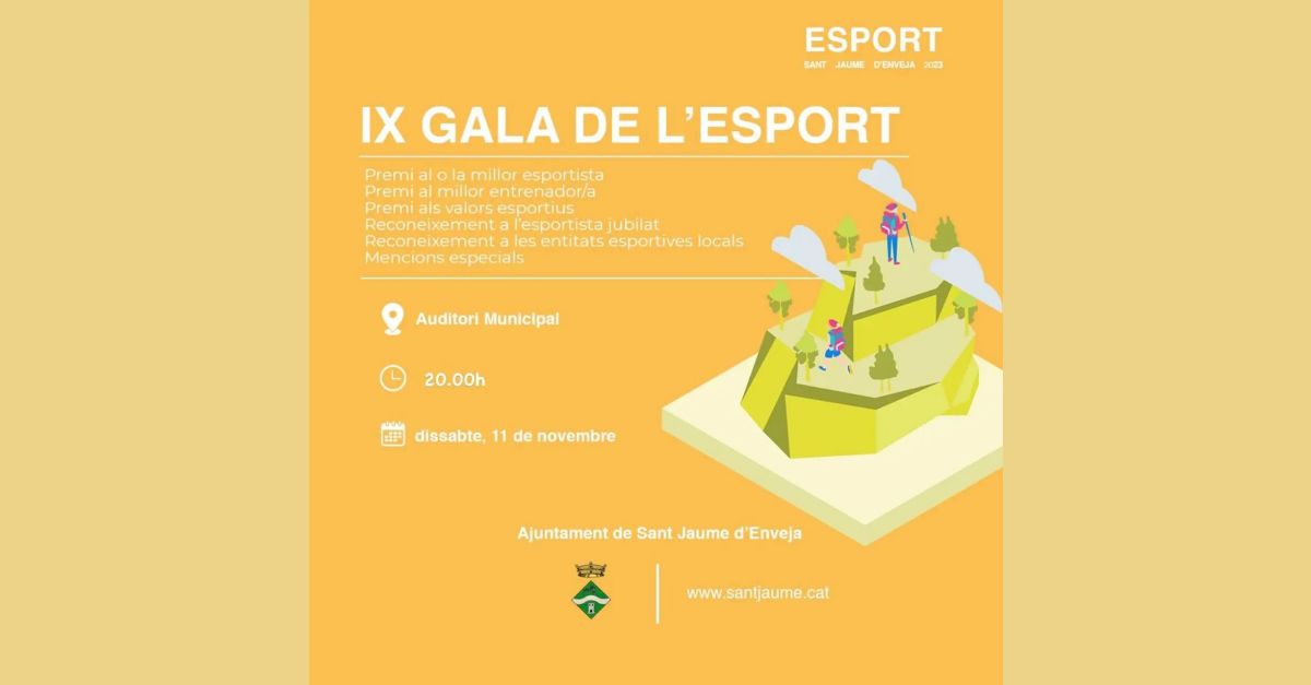 IX Gala del Deporte de Sant Jaume dEnveja