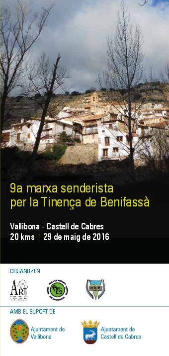 9a marxa senderista per la Tinena de Benifass - Vallibona - Castell de Cabres