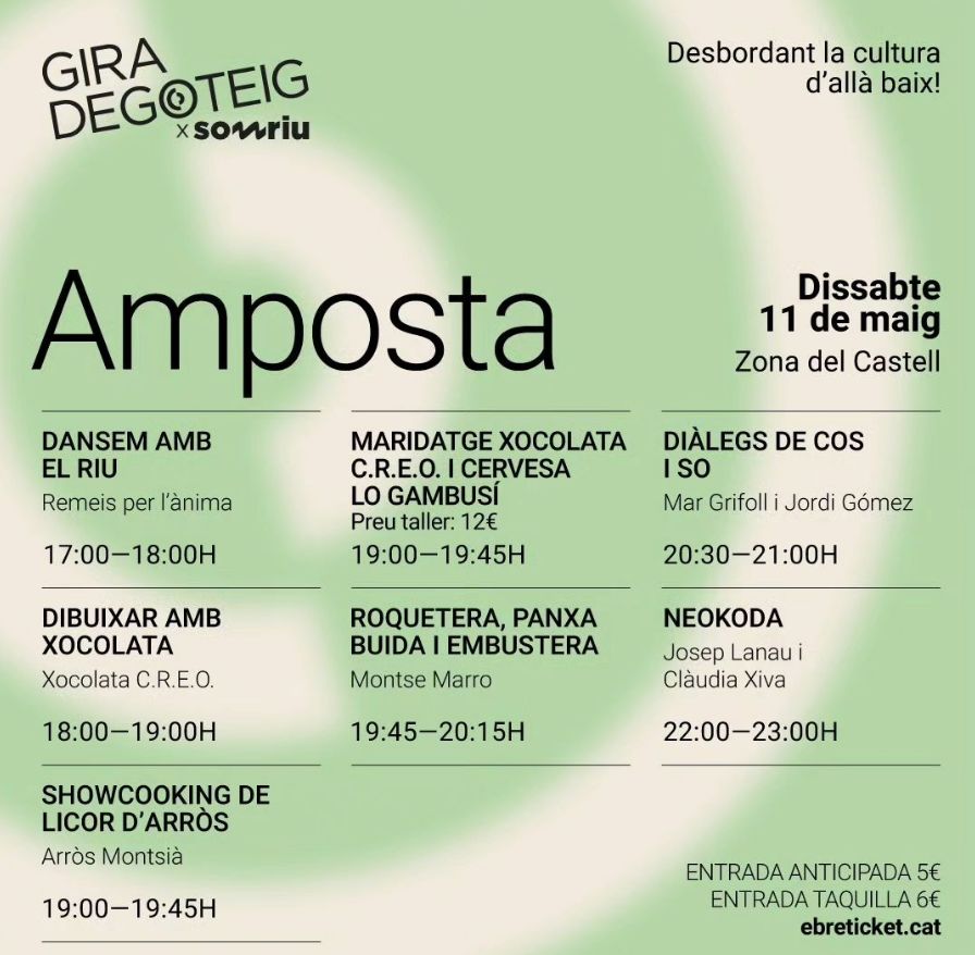 Gira Degoteig x Somriu  Amposta