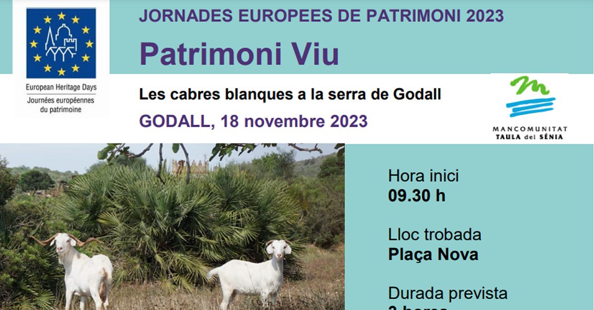 JEP2023 Les cabres blanques a la serra de Godall