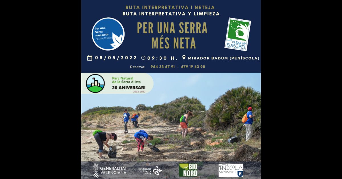 Ruta interpretativa y de limpieza en el Parque Natural de la Serra de Irta