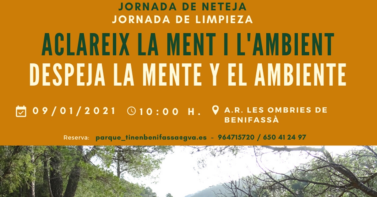 Jornada de neteja: Aclareix la ment i l’ambient