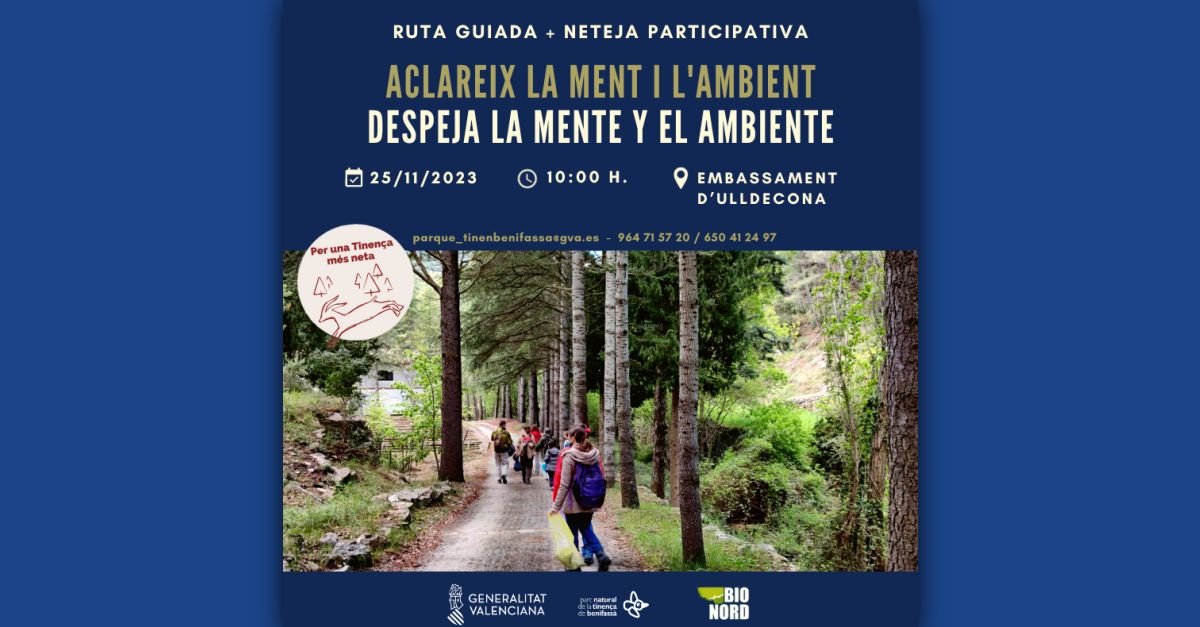 Ruta guiada + limpieza participativa Despeja la mente y el ambiente