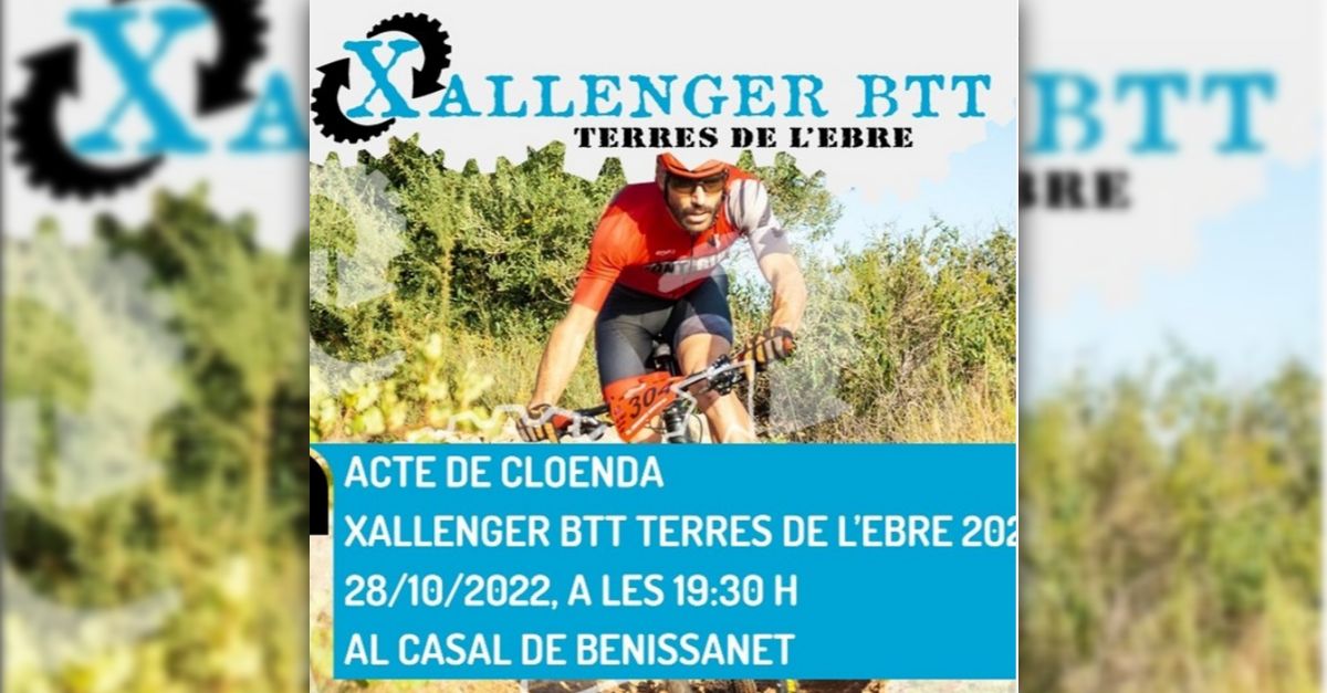 Clausura y entrega de premios de la Xallenger BTT Terres de lEbre