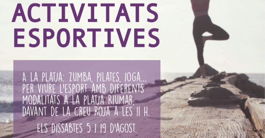 Activitats esportives a la platja Riumar