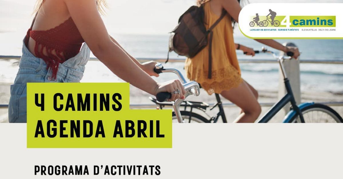 Presentaci del punt de lloguer de bicis de 4 Camins al Cmping Alfacs