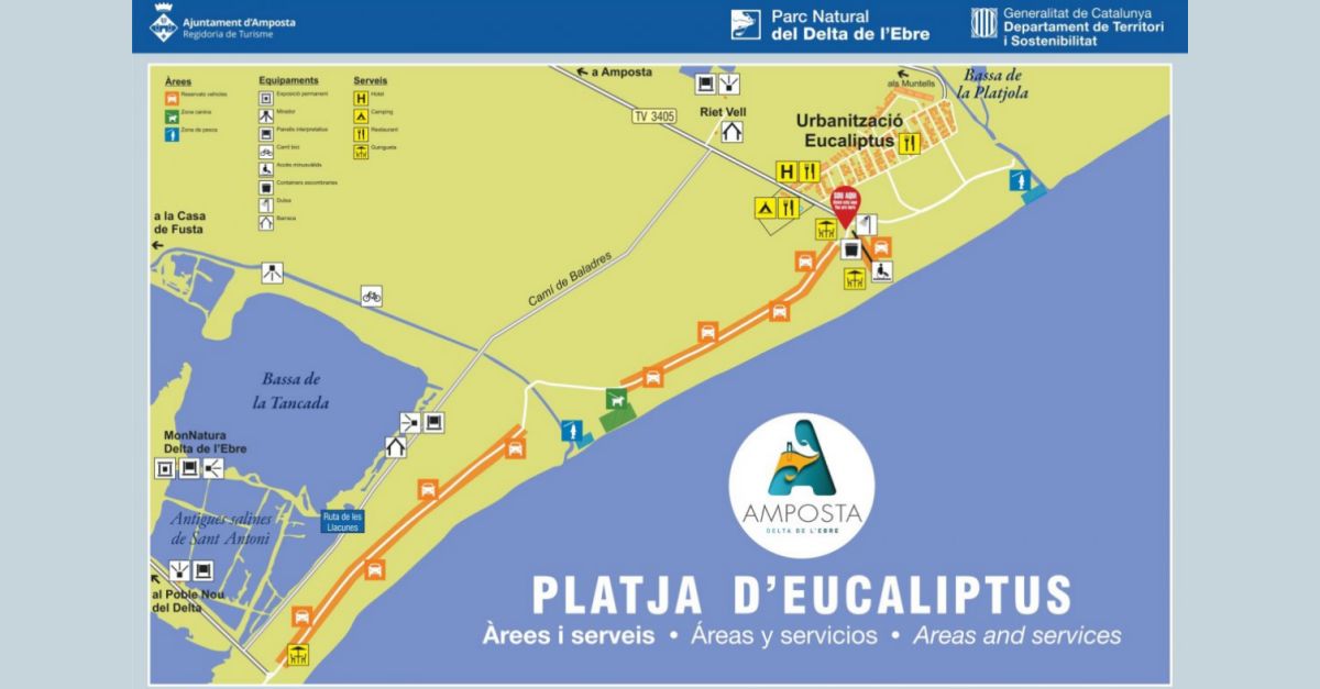 La platja Eucaliptus d’Amposta tindr aquest estiu dos agents ambientals i un agent de neteja | EbreActiu.cat, revista digital d’oci actiu | Terres de l’Ebre ...