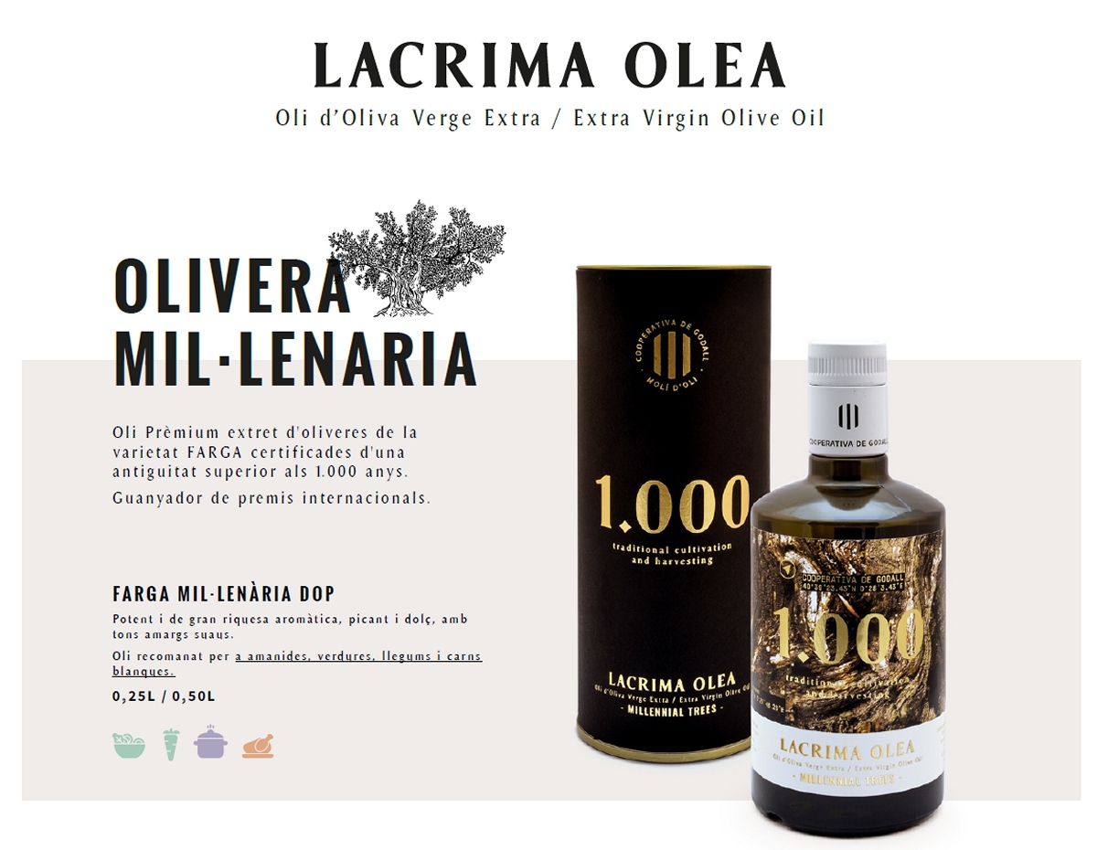 Agrcola de Godall - Olis Premium Lacrima Olea | EbreActiu.cat, revista digital d’oci actiu | Terres de l’Ebre ...