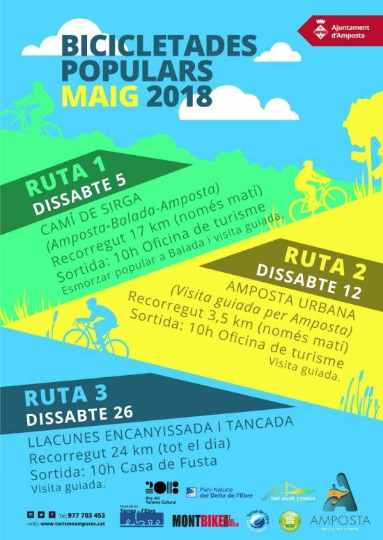 Bicicletada popular: ruta urbana per Amposta