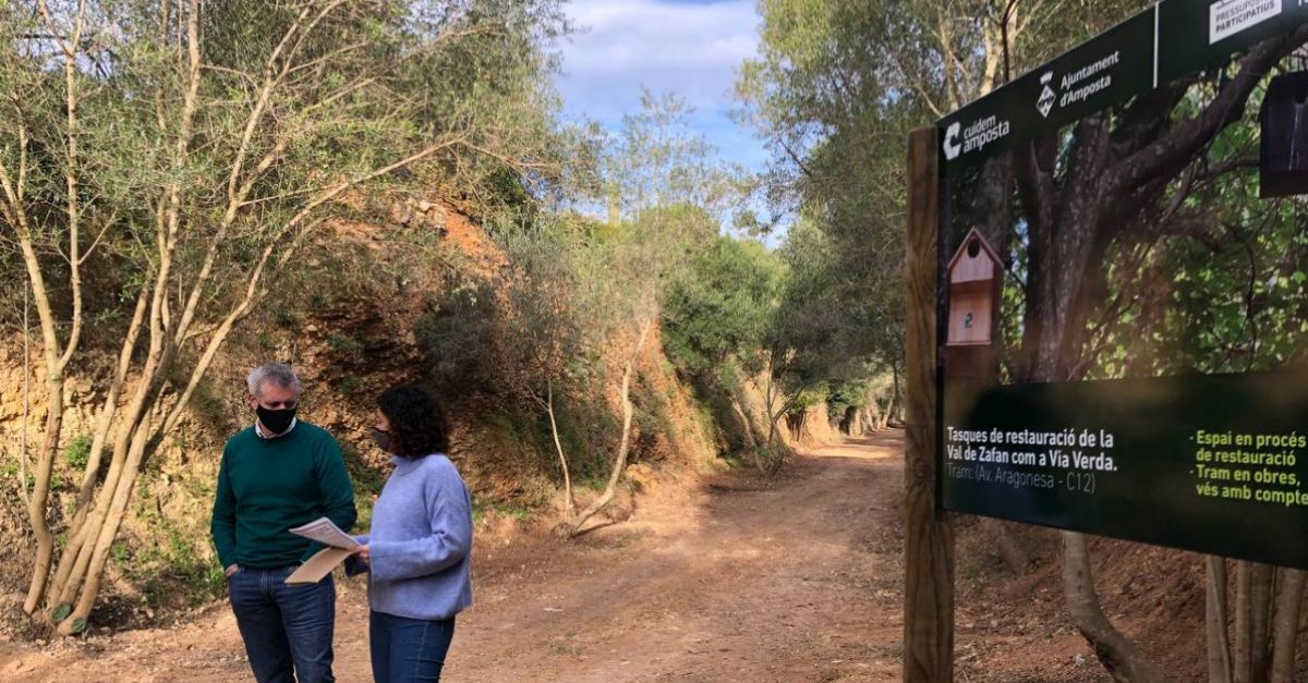 Amposta recupera un tram de la Via Verda amb els pressupostos participatius | EbreActiu.cat, revista digital d’oci actiu | Terres de l’Ebre ...