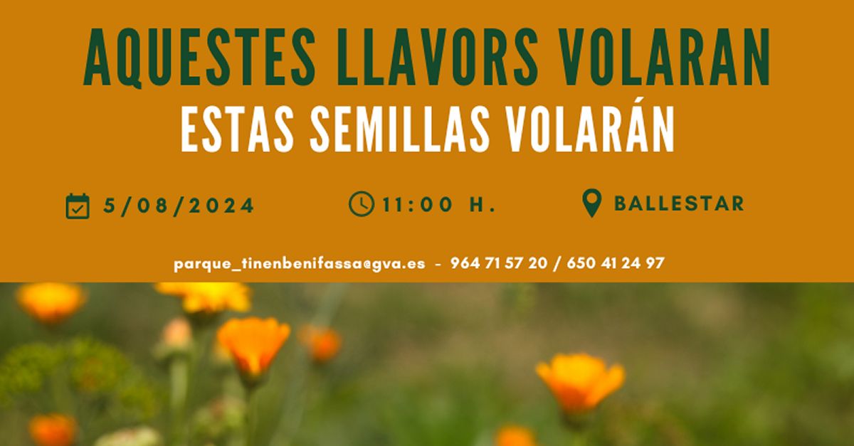 Ruta interpretativa i taller: Aquestes llavors volaran