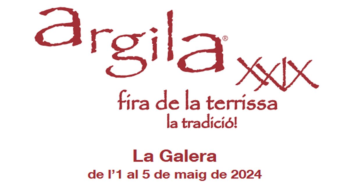 Argila XXIX Fira de la Terrissa de la Galera