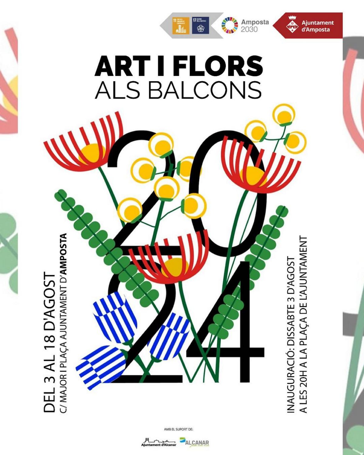 Una quarantena d’obres de l’Art i flors als balcons d’Alcanar s’exposaran a Amposta | EbreActiu.cat, revista digital d’oci actiu | Terres de l’Ebre ...