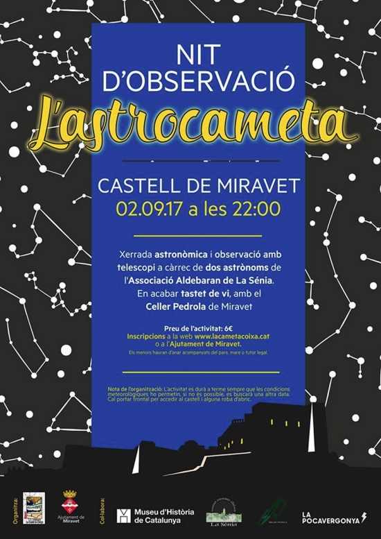 Lastrocameta. Nit dobservaci al Castell de Miravet