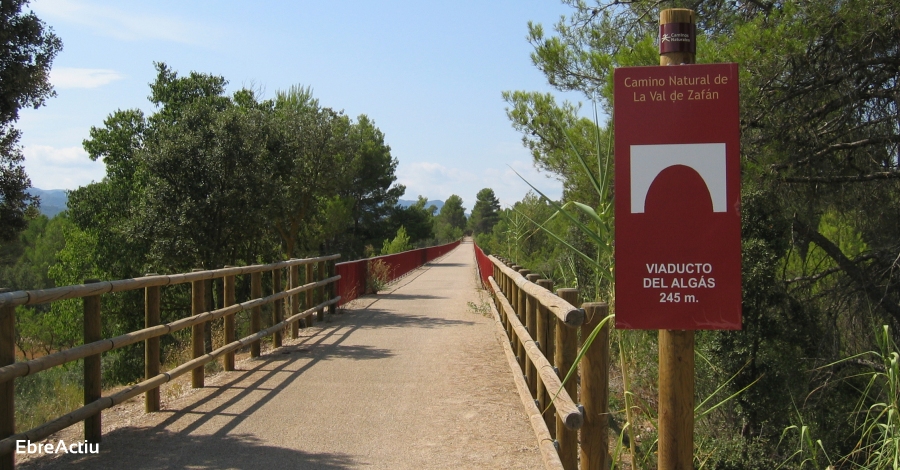 El Baix Ebre i la Terra Alta uneixen esforos amb l’Arag per per promocionar la Via Verda de la Val de Zafn | EbreActiu.cat, revista digital d’oci actiu | Terres de l’Ebre ...